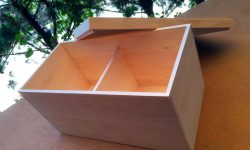 梅干しが入る木箱